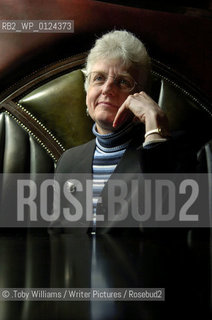 Hazel McHaffie, British medical and fiction author, Edinburgh, Scotland, 10/05/2005..©.Toby Williams/Writer Pictures/Rosebud2