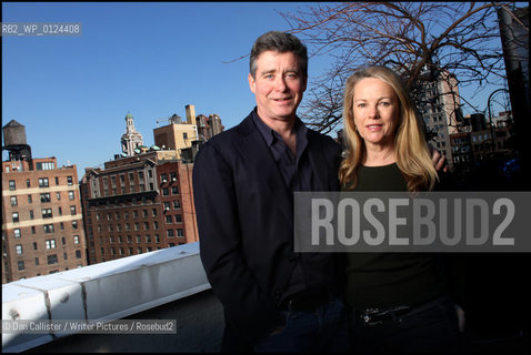 Jay McInerney and his fourth wife Anne Hearst  at their Manhattan home in New York, USA...copyright©Dan Callister/Writer Pictures/Rosebud2