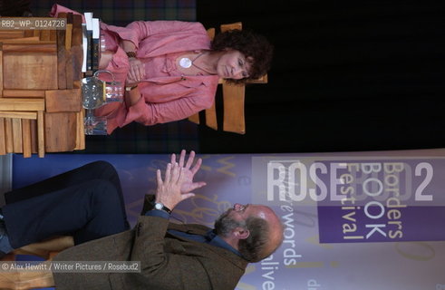 Events at the Borders Book Festival 2007, held in Melrose in the Scottish Borders..Jess Smith and Alistair Moffat take part in the Mercat Press New Novelists Event...Copyright©Alex Hewitt/Writer Pictures/Rosebud2