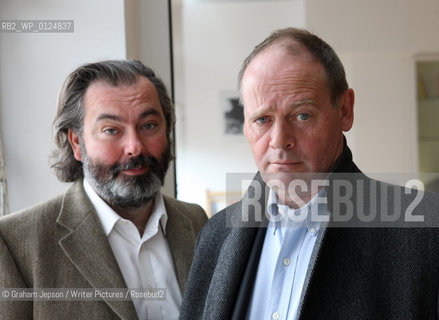John Lloyd and John Mitchinson (beard) co authors..Copyright©Graham Jepson/Writer Pictures/Rosebud2