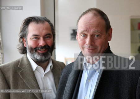 John Lloyd and John Mitchinson (beard) co authors..Copyright©Graham Jepson/Writer Pictures/Rosebud2