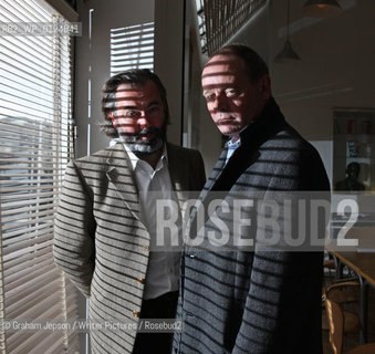 John Lloyd and John Mitchinson (beard) co authors..Copyright©Graham Jepson/Writer Pictures/Rosebud2