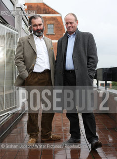 John Lloyd and John Mitchinson (beard) co authors..Copyright©Graham Jepson/Writer Pictures/Rosebud2