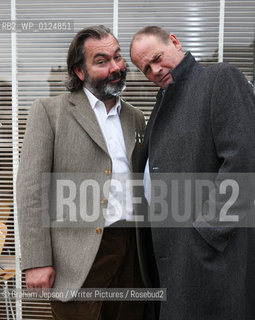 John Lloyd and John Mitchinson (beard) co authors..Copyright©Graham Jepson/Writer Pictures/Rosebud2