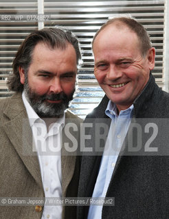 John Lloyd and John Mitchinson (beard) co authors..Copyright©Graham Jepson/Writer Pictures/Rosebud2