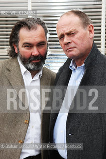 John Lloyd and John Mitchinson (beard) co authors..Copyright©Graham Jepson/Writer Pictures/Rosebud2
