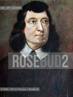 John Milton (1608-74).English Poet and writer..Copyright©NMG/Writer Pictures/Rosebud2