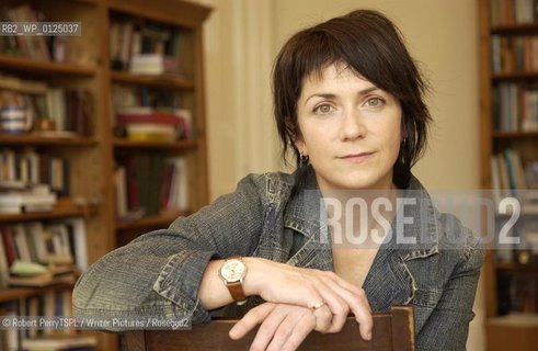 Denise Mina, author, in her Glasgow flat. .copyright©Robert PerryTSPL/Writer Pictures/Rosebud2