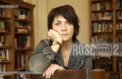 Denise Mina, author, in her Glasgow flat. .copyright©Robert PerryTSPL/Writer Pictures/Rosebud2
