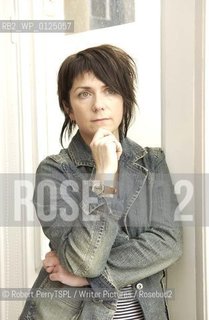 Denise Mina, author, in her Glasgow flat. .copyright©Robert PerryTSPL/Writer Pictures/Rosebud2