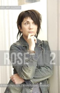 Denise Mina, author, in her Glasgow flat. .copyright©Robert PerryTSPL/Writer Pictures/Rosebud2