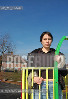 Debut Author Nicola Monaghan pictured on the Broxtove Estate in her home town of Nottingham. Her first novel The Killing Jar is inspired by the characters who lived around her as she grew up on estates like this one...Copyright©Tony Fisher/Writer Pictures/Rosebud2