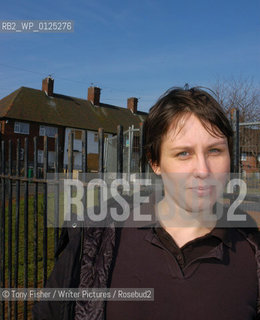 Debut Author Nicola Monaghan pictured on the Broxtove Estate in her home town of Nottingham. Her first novel The Killing Jar is inspired by the characters who lived around her as she grew up on estates like this one...Copyright©Tony Fisher/Writer Pictures/Rosebud2