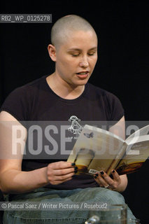 British writer Nicola Monaghan, author of The Killing Jar...The Debut Author festival at the Traverse theatre in Edinburgh....Copyright©Pascal Saez/Writer Pictures/Rosebud2