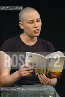 British writer Nicola Monaghan, author of The Killing Jar...The Debut Author festival at the Traverse theatre in Edinburgh....Copyright©Pascal Saez/Writer Pictures/Rosebud2