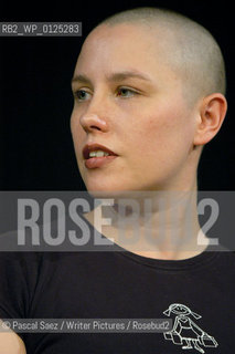 British writer Nicola Monaghan, author of The Killing Jar...The Debut Author festival at the Traverse theatre in Edinburgh....Copyright©Pascal Saez/Writer Pictures/Rosebud2