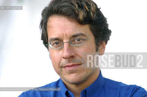 British writer, journalist and activist George Monbiot at the Edinburgh International Book Festival 2003..                                                 .copyright©Pascal Saez.Pascal Saez/Writer Pictures/Rosebud2