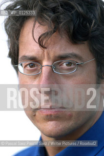 British writer, journalist and activist George Monbiot at the Edinburgh International Book Festival 2003..                                                 .copyright©Pascal Saez.Pascal Saez/Writer Pictures/Rosebud2