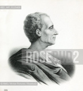 Montesquieu, Charles .French Philosopher..Copyright©NMG/Writer Pictures/Rosebud2