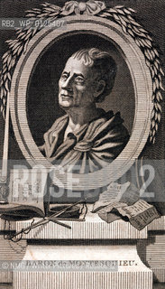 Charles De Secondat Montesquieu (1689-1755).French philosopher & jurist..copyright©NMG/Writer Pictures/Rosebud2