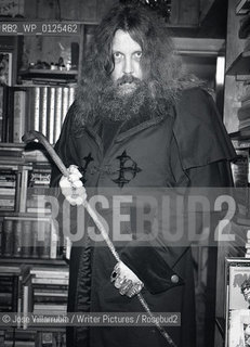 Alan Moore, Comic writer who wrote V is for Vendetta..copyright©Jose Villarrubia/Writer Pictures/Rosebud2