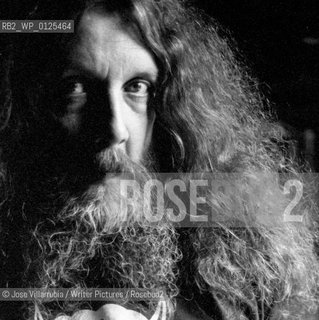 Alan Moore, Comic writer who wrote V is for Vendetta..copyright©Jose Villarrubia/Writer Pictures/Rosebud2