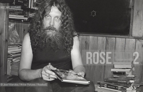 Alan Moore, Comic writer who wrote V is for Vendetta..copyright©Jose Villarrubia/Writer Pictures/Rosebud2