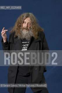 Alan Moore (aka Curt Vile, Venus Lounge, Jill de Ray, Sherlock Blue and Translucia Baboon), British comic book writer, at the 2010 Edinburgh International Book Festival, August 24, 2010...Copyright©Geraint Lewis/Writer Pictures/Rosebud2