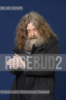 Alan Moore (aka Curt Vile, Venus Lounge, Jill de Ray, Sherlock Blue and Translucia Baboon), British comic book writer, at the 2010 Edinburgh International Book Festival, August 24, 2010...Copyright©Geraint Lewis/Writer Pictures/Rosebud2