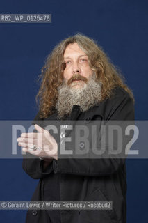 Alan Moore (aka Curt Vile, Venus Lounge, Jill de Ray, Sherlock Blue and Translucia Baboon), British comic book writer, at the 2010 Edinburgh International Book Festival, August 24, 2010...Copyright©Geraint Lewis/Writer Pictures/Rosebud2