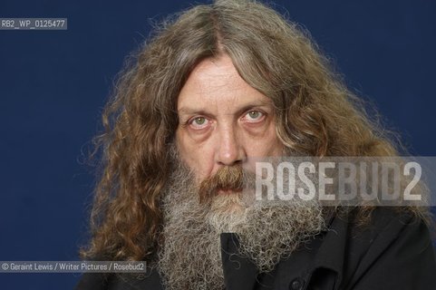 Alan Moore (aka Curt Vile, Venus Lounge, Jill de Ray, Sherlock Blue and Translucia Baboon), British comic book writer, at the 2010 Edinburgh International Book Festival, August 24, 2010...Copyright©Geraint Lewis/Writer Pictures/Rosebud2