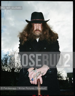 Alan Moore most famous for his work with comics and comic illustration, including V is for Vendetta and Swamp Thing amongst many others..copyright©Pietdesnapp/Writer Pictures/Rosebud2