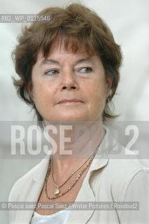 British writer Caroline Moorehead at the Edinburgh International Book Festival 2005..Copyright©Pascal saez.Pascal Saez/Writer Pictures/Rosebud2