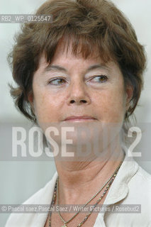 British writer Caroline Moorehead at the Edinburgh International Book Festival 2005..Copyright©Pascal saez.Pascal Saez/Writer Pictures/Rosebud2