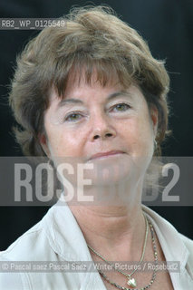 British writer Caroline Moorehead at the Edinburgh International Book Festival 2005..Copyright©Pascal saez.Pascal Saez/Writer Pictures/Rosebud2