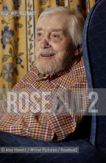 Poet and Writer Edwin Morgan. Scots Makar, in effect Scotlands poet laureate...Copyright©Alex Hewitt/Writer Pictures/Rosebud2