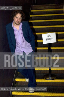 Ewan Morrison: Glasweigan director turned author . Swung charts his adventures in the Swinging subculture of Scotland.describing himself as Scottish purveyor of Erudite Filth ..copyright©Nick Cunard/Writer Pictures/Rosebud2