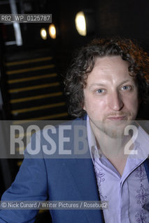 Ewan Morrison: Glasweigan director turned author . Swung charts his adventures in the Swinging subculture of Scotland.describing himself as Scottish purveyor of Erudite Filth ..copyright©Nick Cunard/Writer Pictures/Rosebud2