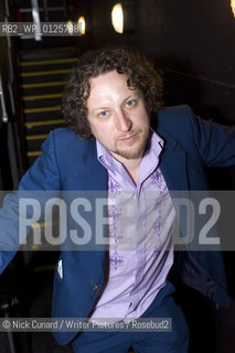 Ewan Morrison: Glasweigan director turned author . Swung charts his adventures in the Swinging subculture of Scotland.describing himself as Scottish purveyor of Erudite Filth ..copyright©Nick Cunard/Writer Pictures/Rosebud2