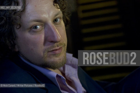 Ewan Morrison: Glasweigan director turned author . Swung charts his adventures in the Swinging subculture of Scotland.describing himself as Scottish purveyor of Erudite Filth ..copyright©Nick Cunard/Writer Pictures/Rosebud2