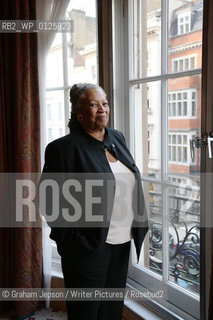 Toni Morrison, US author, photographed at Claridges Hotel, London.  .copyright©Graham Jepson/Writer Pictures/Rosebud2
