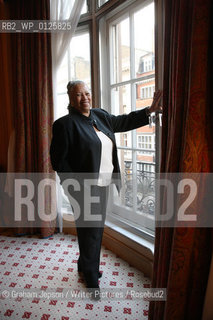 Toni Morrison, US author, photographed at Claridges Hotel, London.  .copyright©Graham Jepson/Writer Pictures/Rosebud2