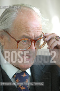 Writer John Mortimer, creator of Rumpole of the Bailey at the Edinburgh International Book Festival...Copyright©Pascal Saez/Writer Pictures/Rosebud2