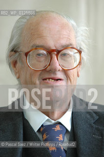 Writer John Mortimer, creator of Rumpole of the Bailey at the Edinburgh International Book Festival...Copyright©Pascal Saez/Writer Pictures/Rosebud2