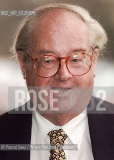 Writer John Mortimer, creator of Rumpole of the Bailey at the Edinburgh International Book Festival...Copyright©Pascal Saez/Writer Pictures/Rosebud2