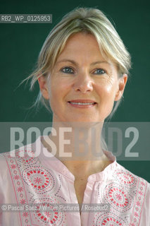 British writer Kate Mosse, author of Labyrinth and a founder of the Orange Prize at the Edinburgh International Book Festival...Copyright©Pascal Saez/Writer Pictures/Rosebud2