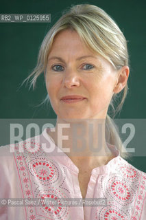 British writer Kate Mosse, author of Labyrinth and a founder of the Orange Prize at the Edinburgh International Book Festival...Copyright©Pascal Saez/Writer Pictures/Rosebud2