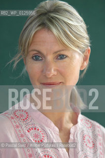 British writer Kate Mosse, author of Labyrinth and a founder of the Orange Prize at the Edinburgh International Book Festival...Copyright©Pascal Saez/Writer Pictures/Rosebud2