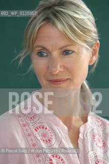 British writer Kate Mosse, author of Labyrinth and a founder of the Orange Prize at the Edinburgh International Book Festival...Copyright©Pascal Saez/Writer Pictures/Rosebud2