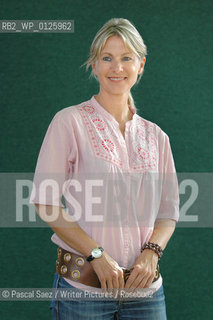 British writer Kate Mosse, author of Labyrinth and a founder of the Orange Prize at the Edinburgh International Book Festival...Copyright©Pascal Saez/Writer Pictures/Rosebud2